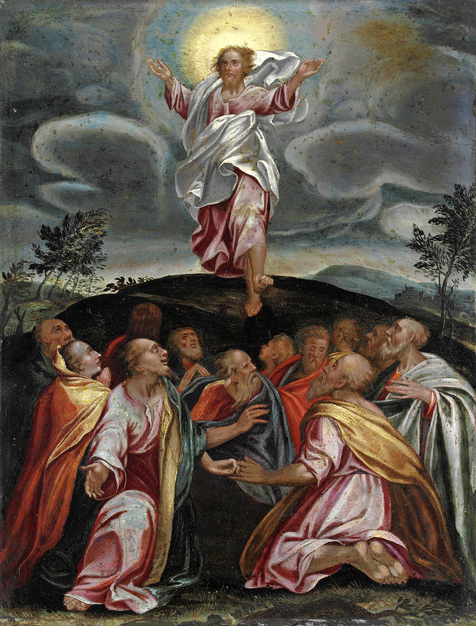 Transfiguration Painting by Circle of Girolamo Muziano
