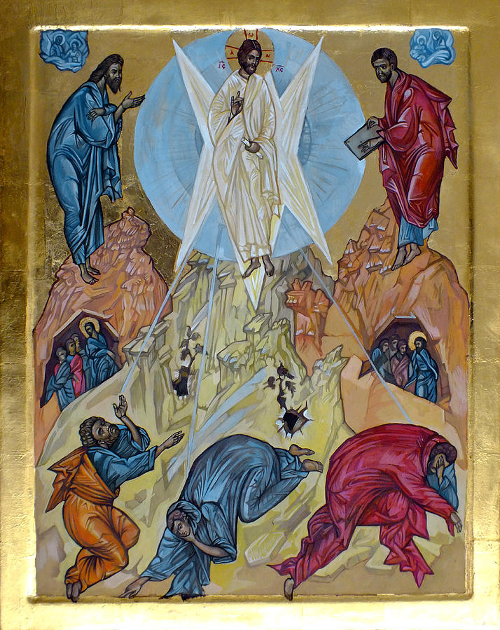 The Transfiguration of Christ Painting by Filip Mihail