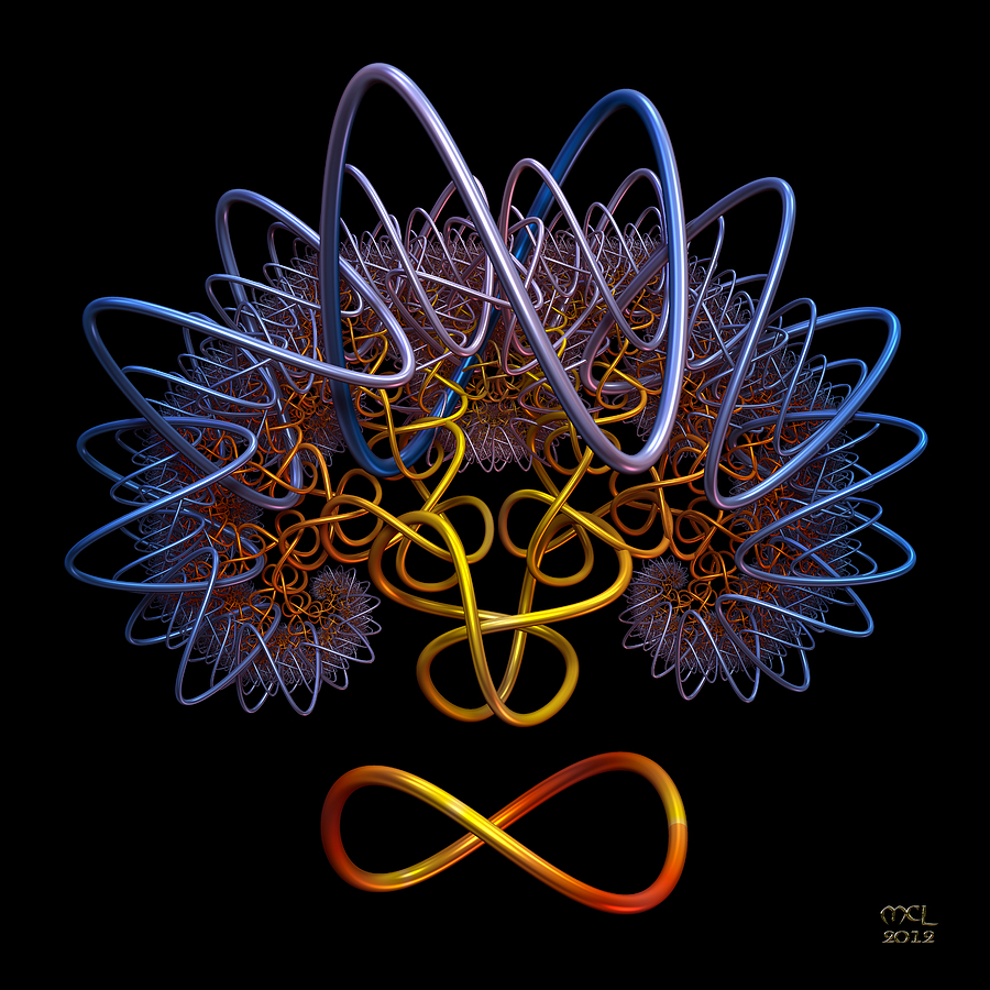 Transinfinity - a fractal artifact Digital Art by Manny Lorenzo