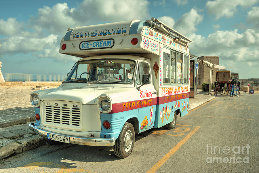 Truck Photograph - Transit Ice Cream  by Rob Hawkins