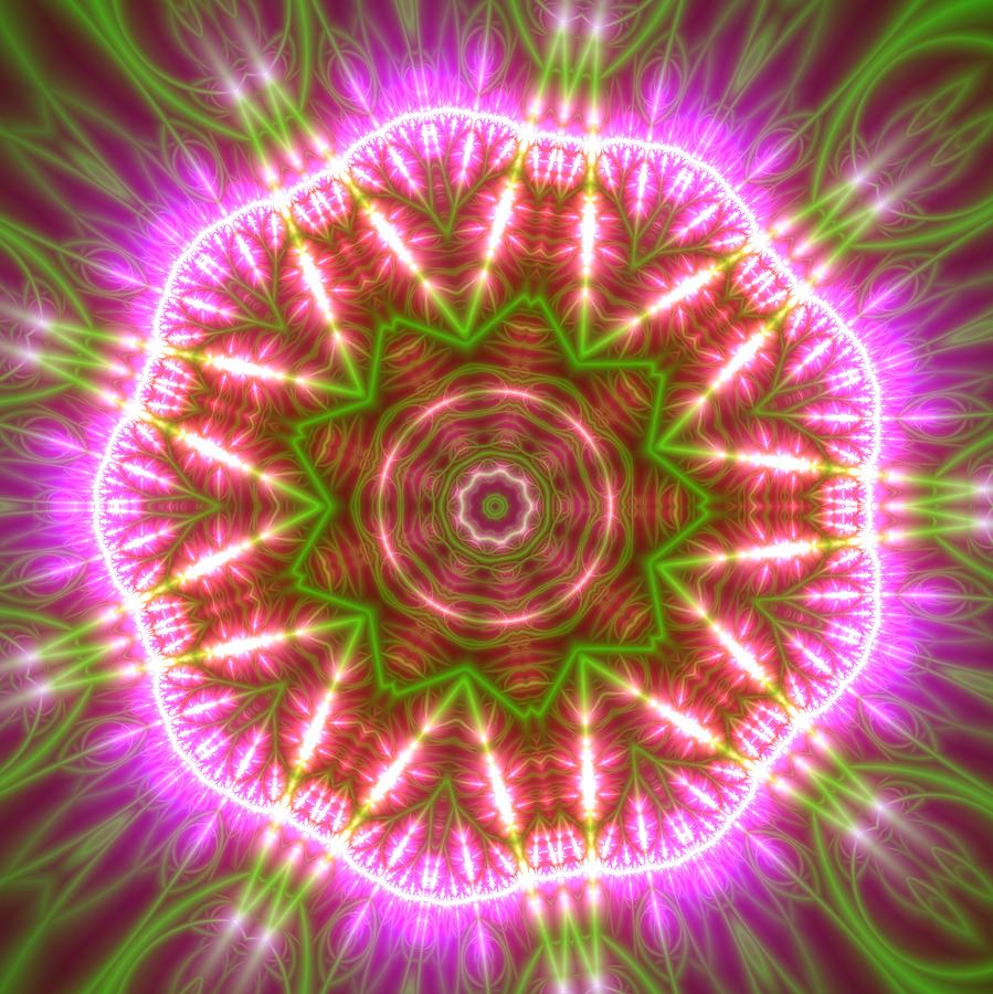 Mandala Digital Art - Transition Flower 4 by Robert Thalmeier