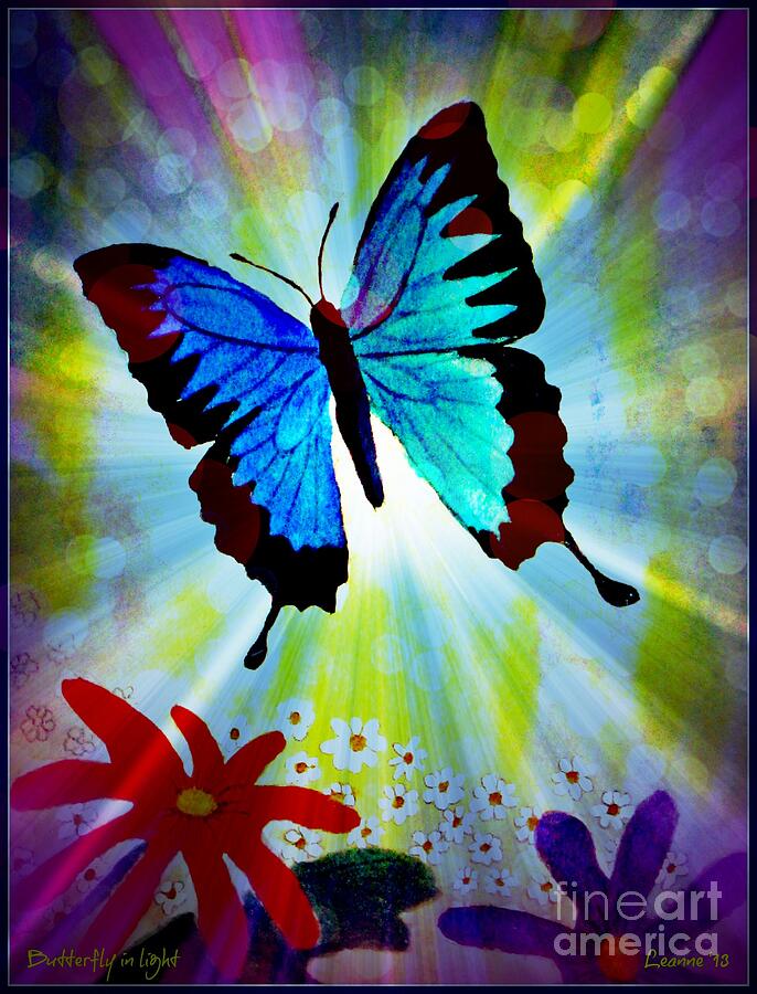 Butterfly Mixed Media - Transformation by Leanne Seymour