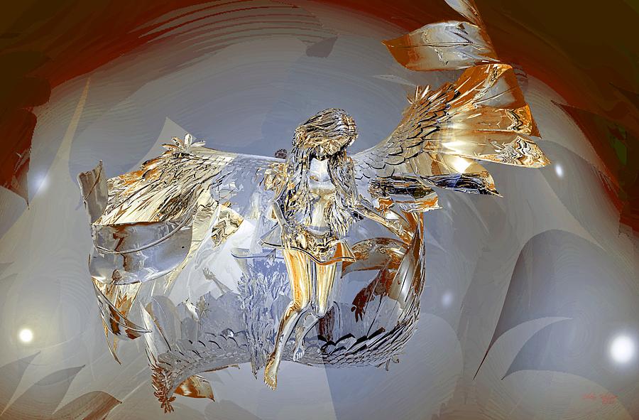 Fantasy Digital Art - Transparent Angel by Deleas Kilgore