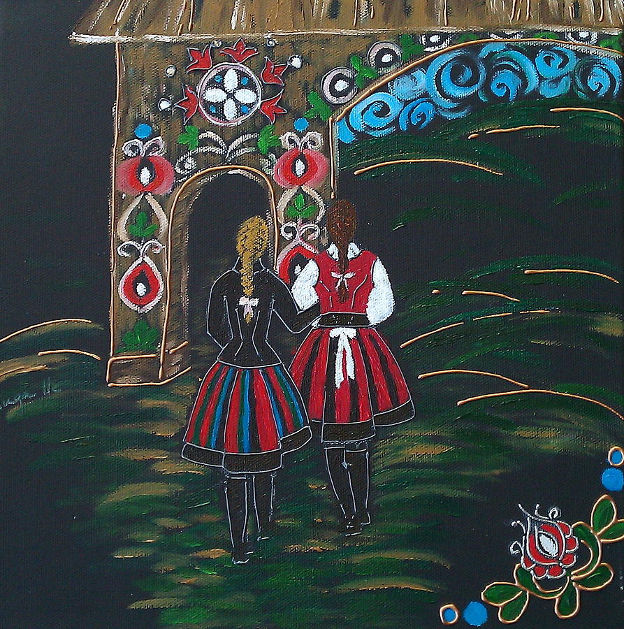 Transylvania Painting - Transylvania  by Kinga Ile