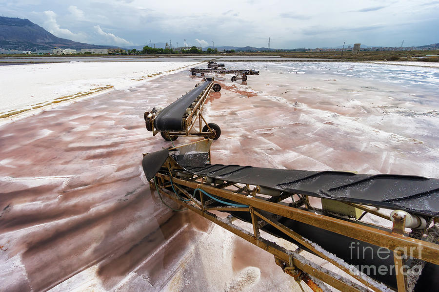 Trapani salt pan in Sicily, Italy Photograph by Federico Rostagno