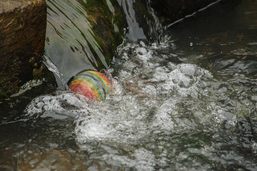 Trapped Rainbow Ball Photograph by Adrian Wale