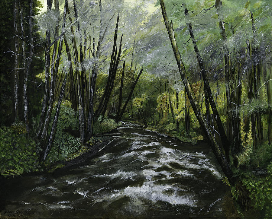 Trask River Painting
