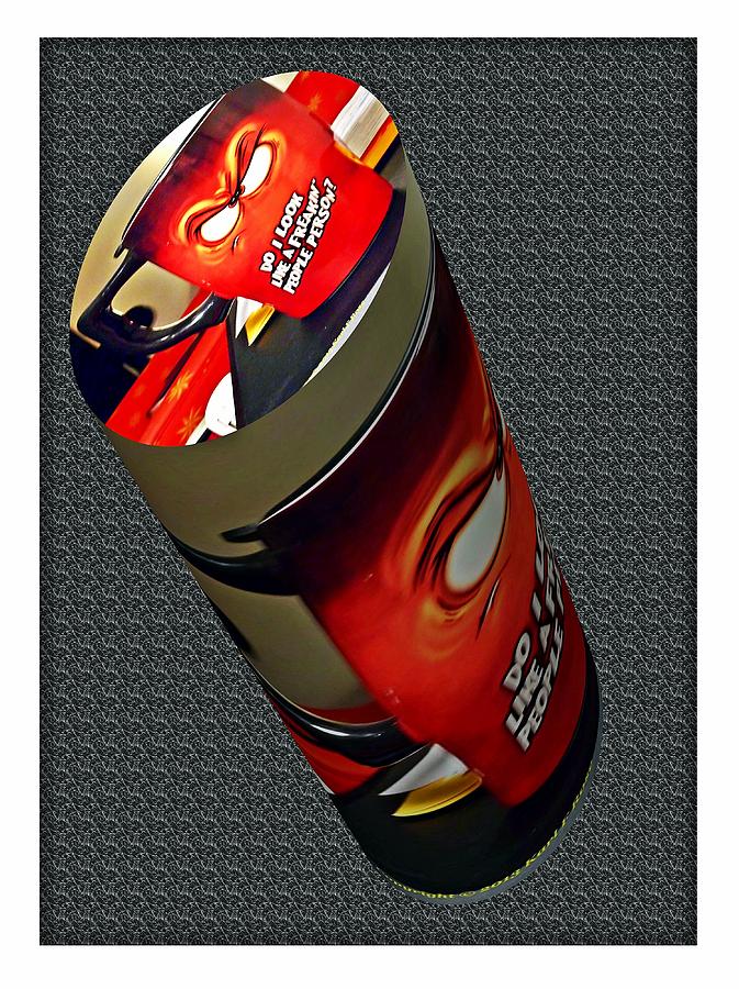 Travel mug cylinder as art Digital Art by Karl Rose