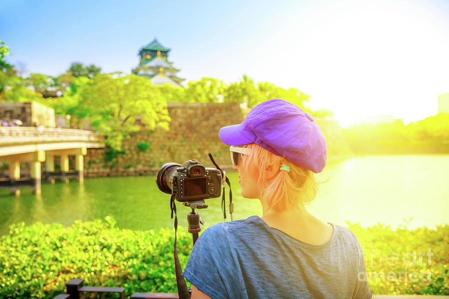 Travel photographer in Japan Photograph by Benny Marty