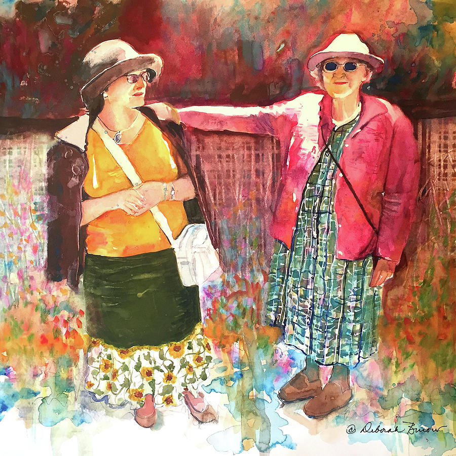 Travelers Painting by Deborah Burow