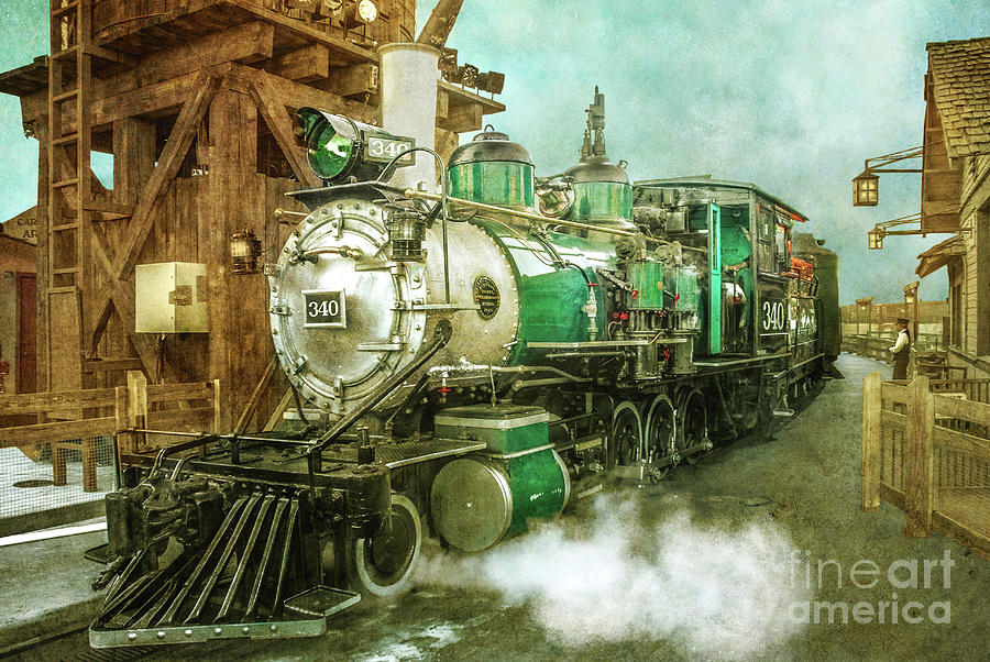 Traveling by train Painting by Claudia Ellis