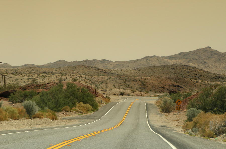 Traveling Route 66 California Desert Photograph by Colleen Cornelius