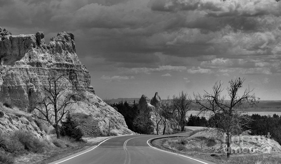 Traveling The Badlands Photograph by Nadalyn Larsen