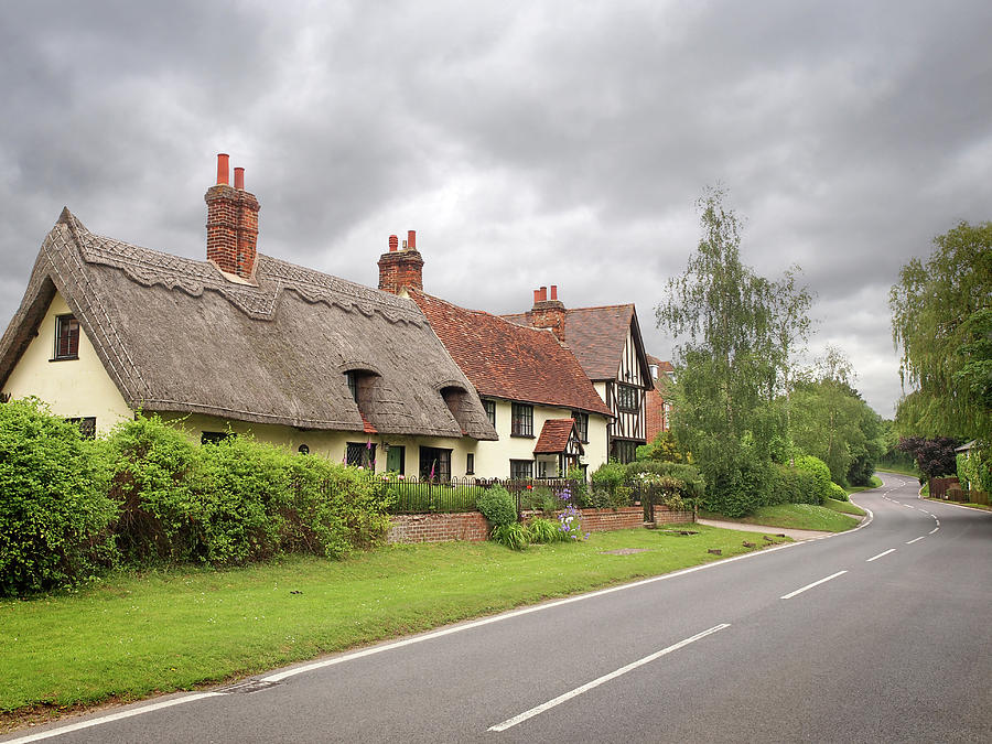Travellers Delight - English Country Road Photograph by Gill Billington
