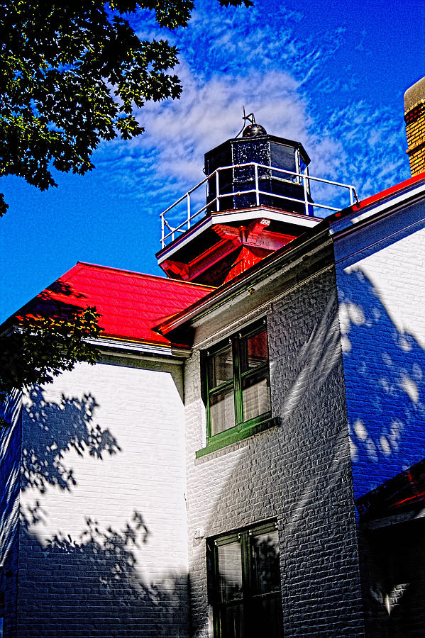 Traverse Point Lighthouse Photograph by Roger Passman