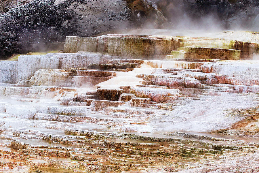 Travertine Terraces Photograph by Dana Michelle Allen - Fine Art America