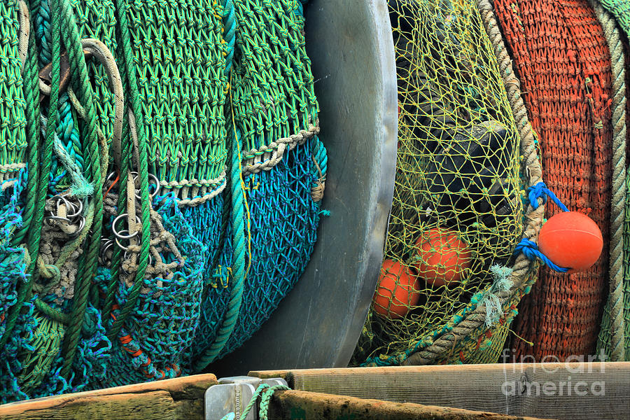 Trawler Fishing Nets Photograph by Adam Jewell