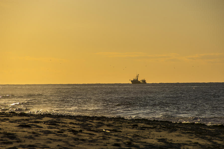 Trawler Photograph by Martin Naugher