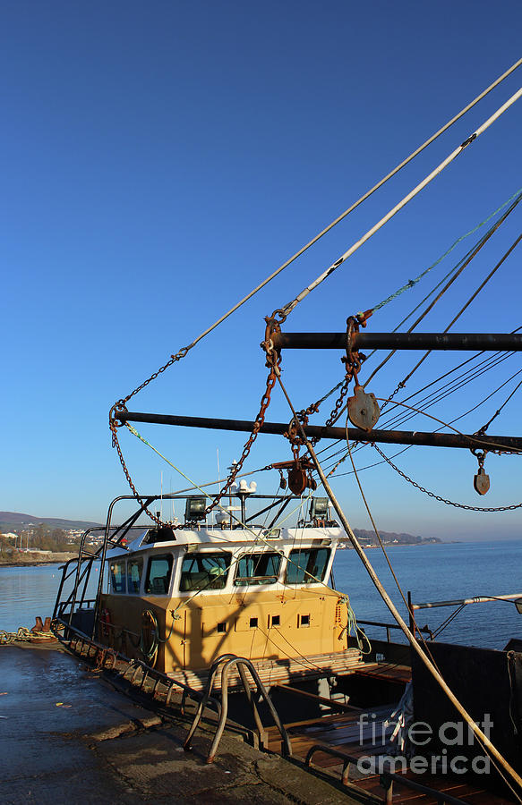 Trawler Rigging Moville Donegal Ireland Photograph by Eddie Barron