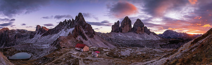 Tre Cime di Lavaredo Panorama Photograph by Elias Pentikis
