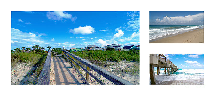 Treasure Coast Florida Seascape Collage 1 Photograph by Ricardos Creations