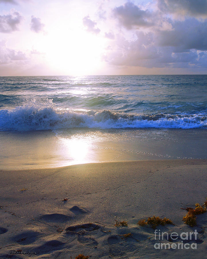 Treasure Coast Florida Sunrise Seascape B4 Photograph by Ricardos Creations