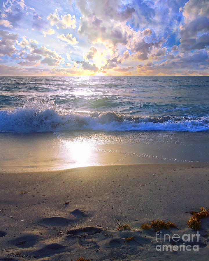 Treasure Coast Florida Sunrise Seascape B7 Photograph by Ricardos Creations