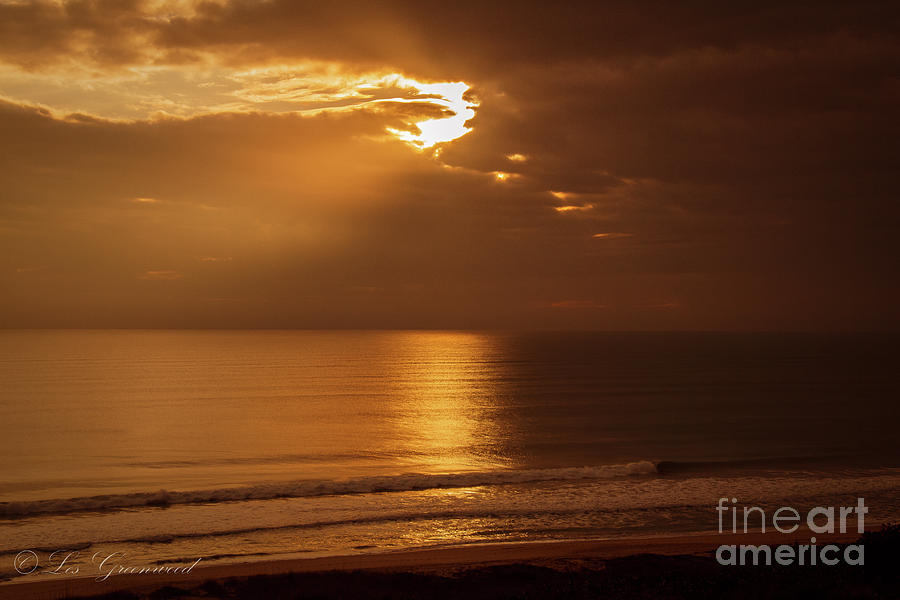 Treasure  Coast Sunrise Photograph by Les Greenwood