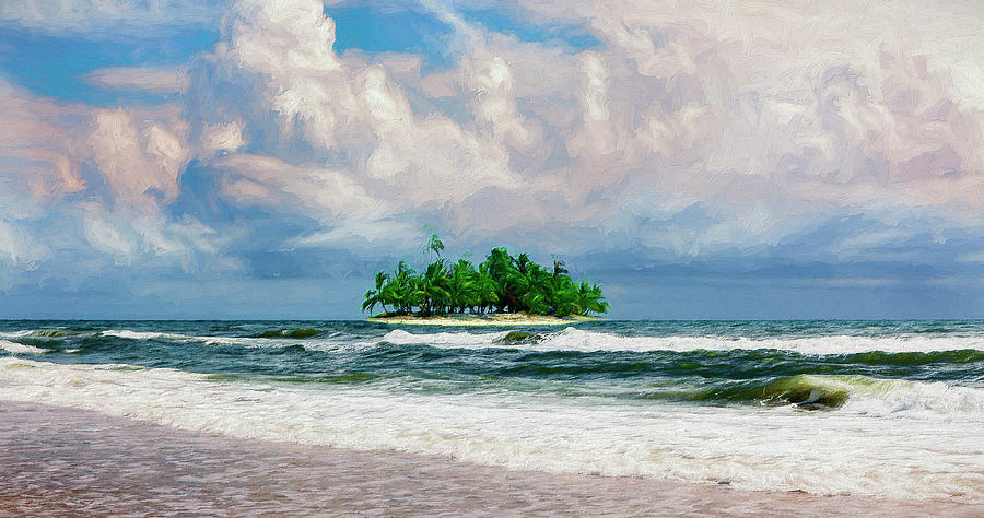 Treasure Island Outer Banks AP Painting by Dan Carmichael
