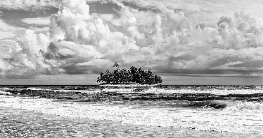 Treasure Island Outer Banks BW Photograph by Dan Carmichael