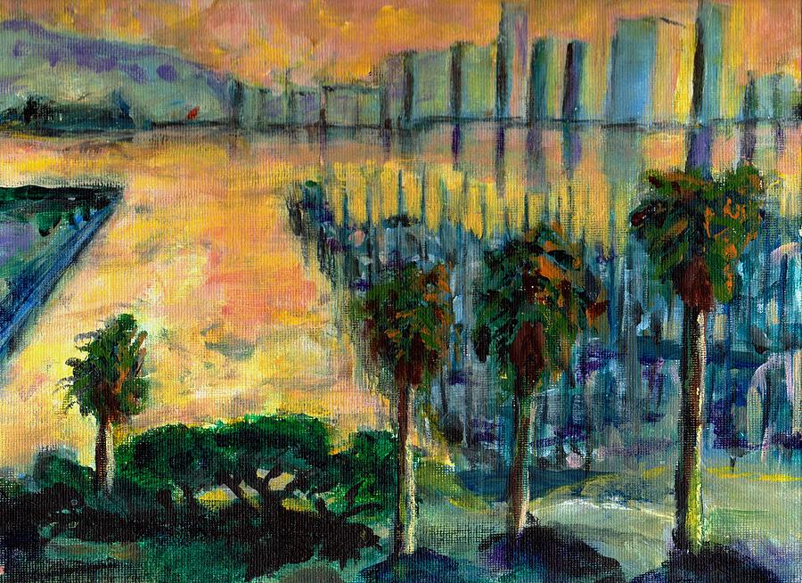 Treasure Island Sunset Painting by Randy Sprout