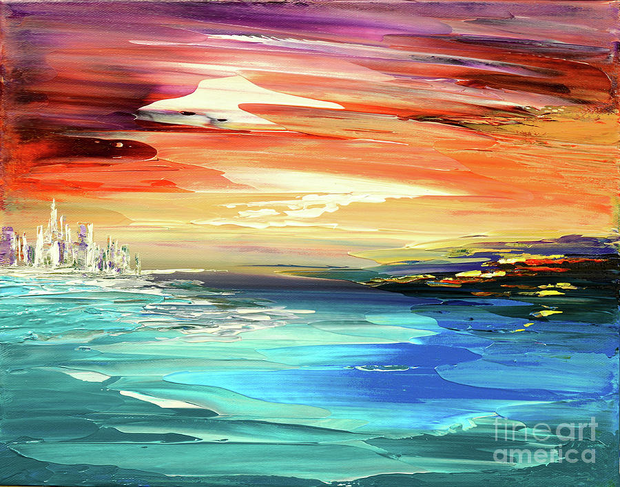 Treasure Island Painting by Tatiana Iliina