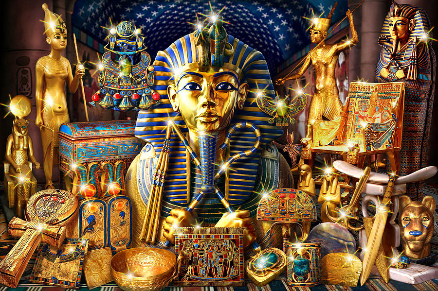 Treasures of Egypt Photograph by MGL Meiklejohn Graphics Licensing