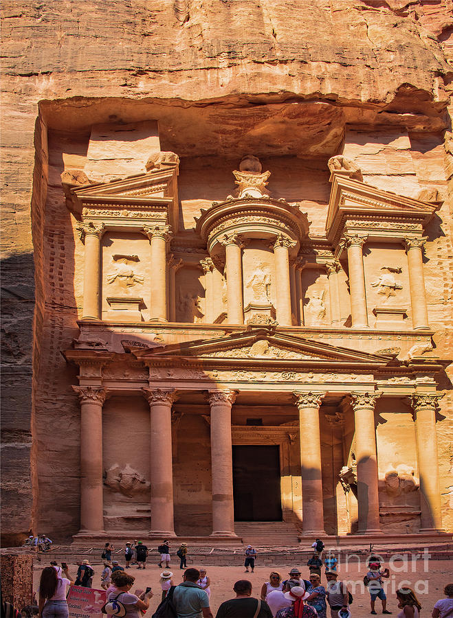Treasury of Petra in Color Photograph by Mae Wertz