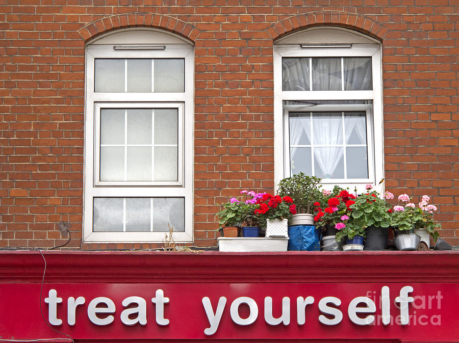 treat yourself London UK Photograph by Ann Horn