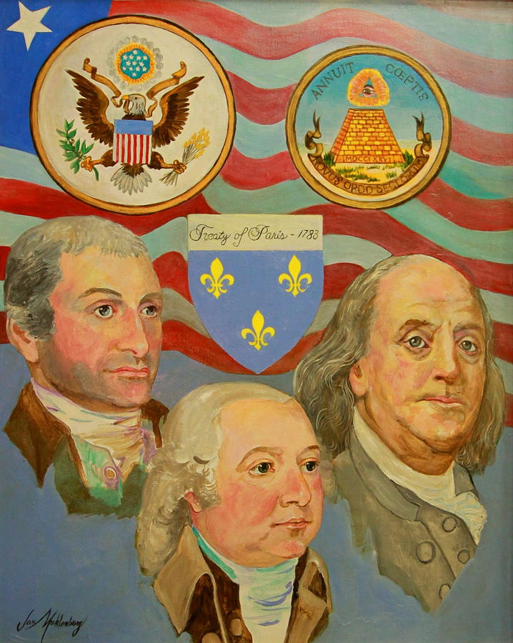 Treaty Of Paris 1783 Painting by Jan Mecklenburg