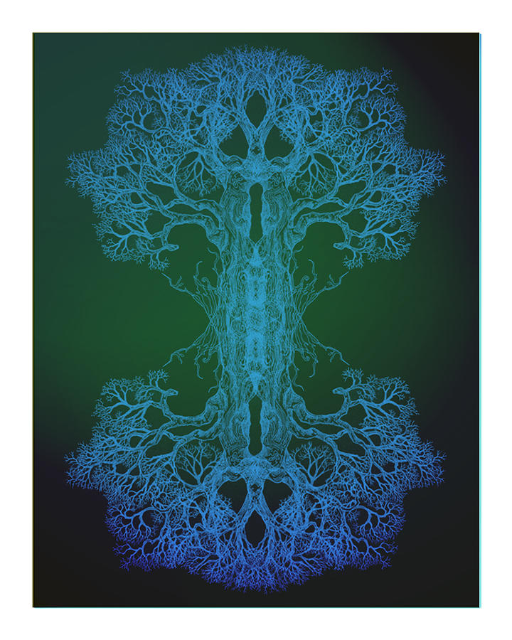 Tree 13 hybrid 2 Digital Art by Brian Kirchner