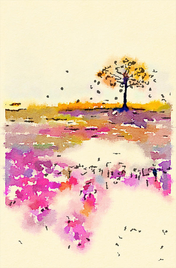 Tree 2 Painting by Vanessa Katz