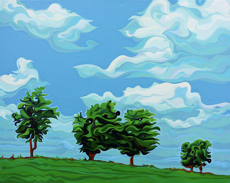 Tree Amigos Painting by Amy Ferrari