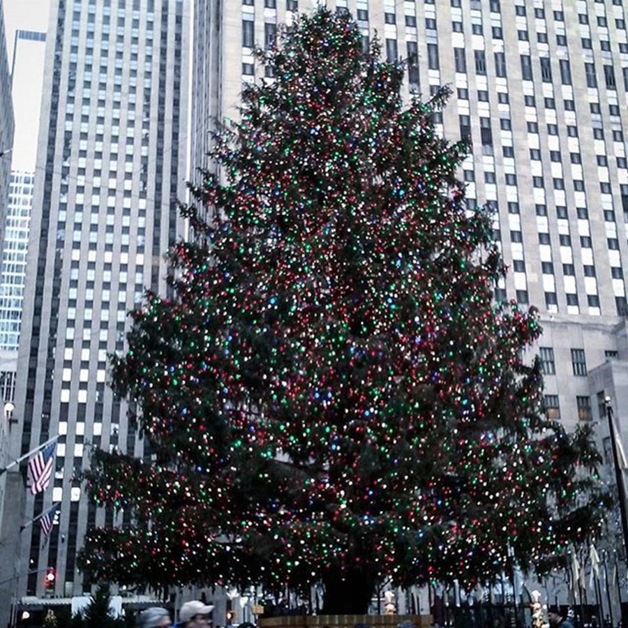 Christmas Photograph - Tree At Rockefeller Center #nyc by Christopher M Moll