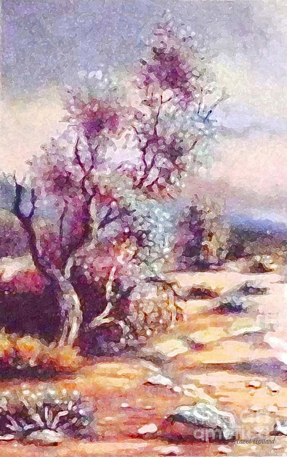 Desert Tree Beauty 1 Painting by Hazel Holland
