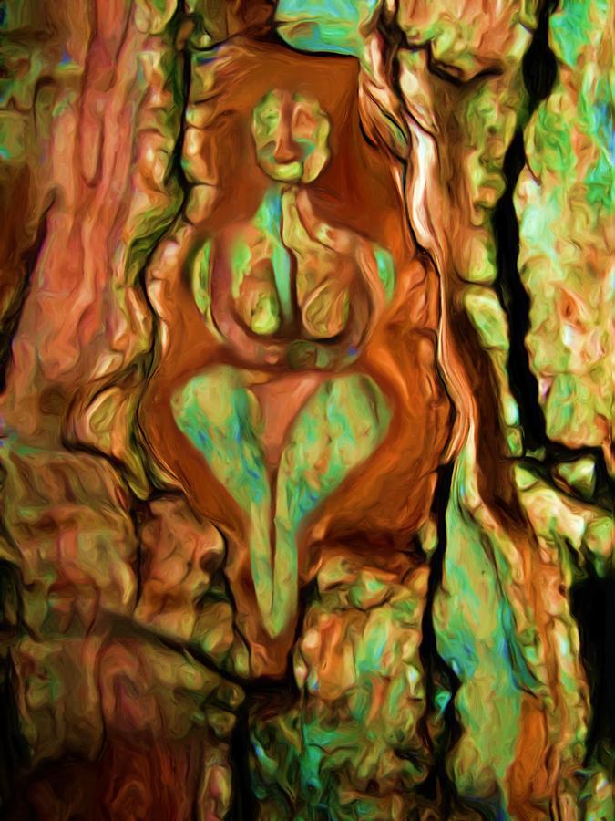 Tree Goddess Painting by Shelley Bain