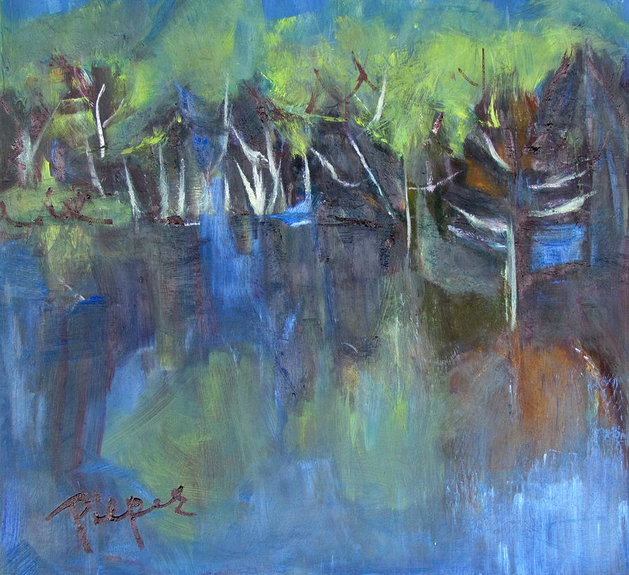 Tree Imagery Painting by Betty Pieper