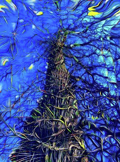 Landscape Digital Art - Tree by Jack Monninger