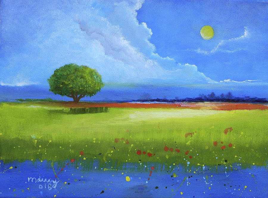 Serene Afternoon Painting by Alicia Maury