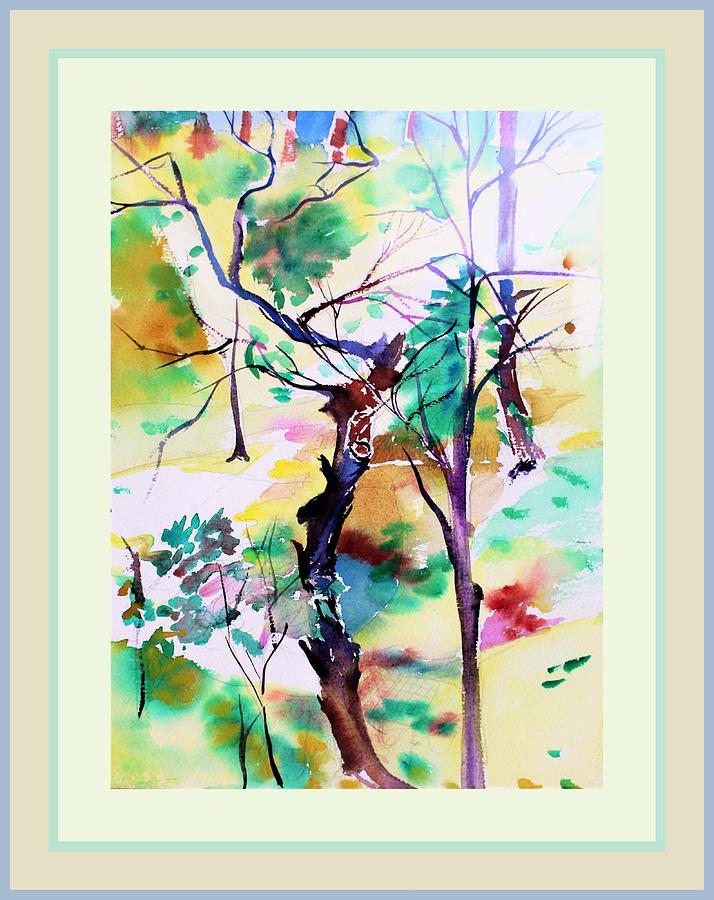 Tree Lovers Painting by Mindy Newman