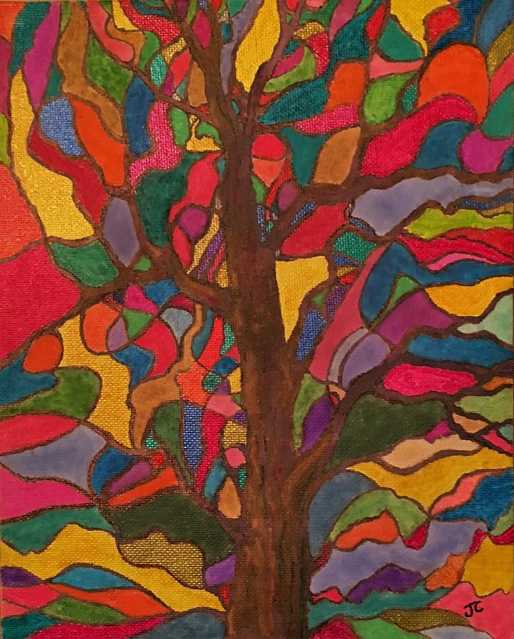 Tree Mosiac Painting
