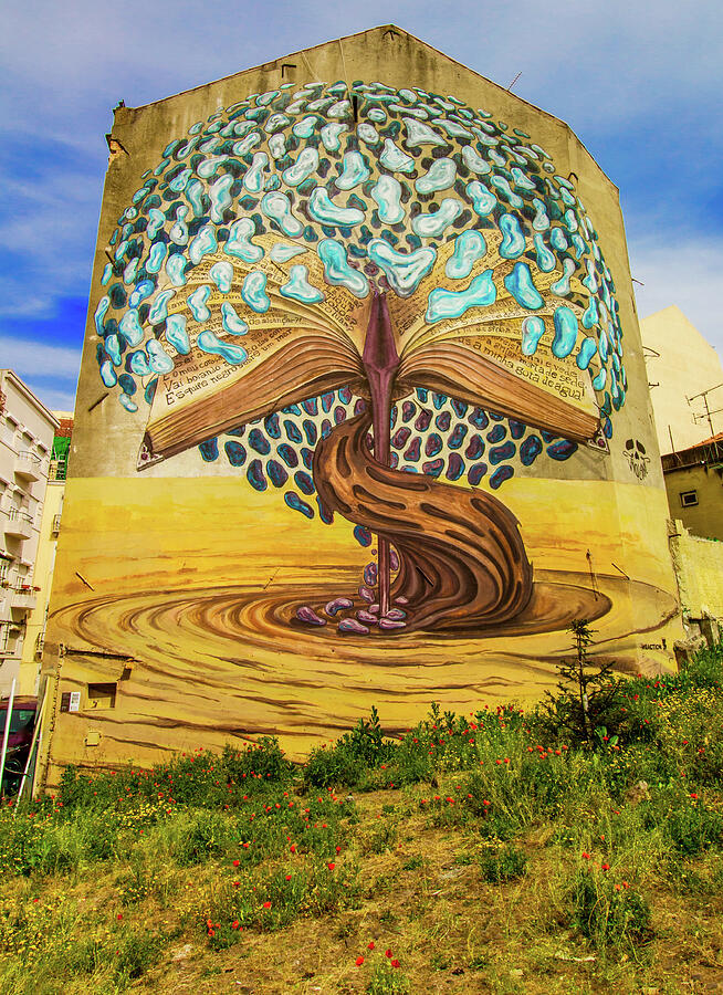Tree Mural, Lisbon Photograph by Venetia Featherstone-Witty