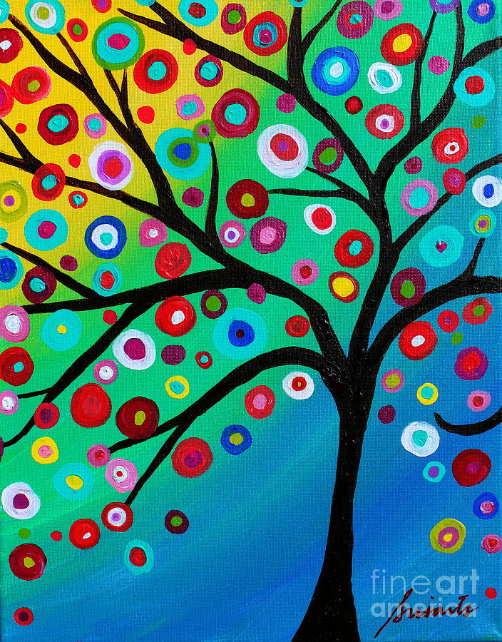 Flower Painting - Tree Of Courage by Pristine Cartera Turkus