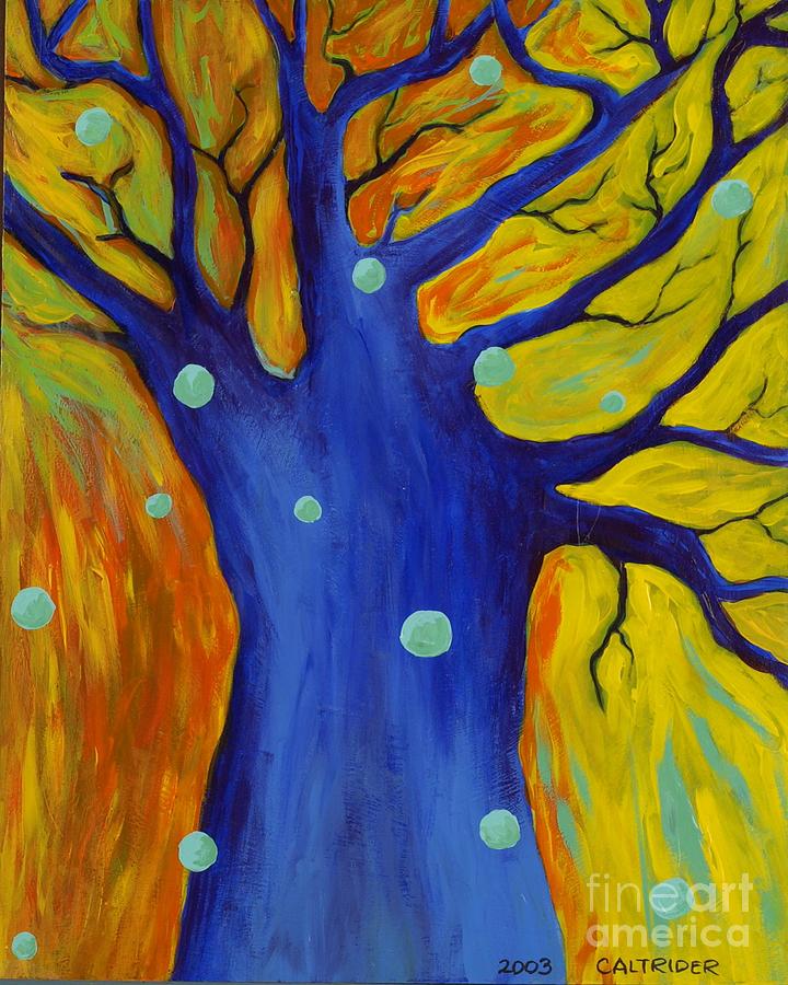 Tree of Fire Painting by Alison Caltrider